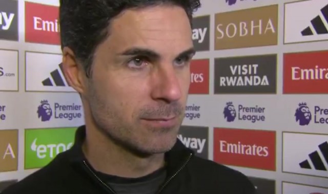 蜜汁反应...被问到萨卡复出问题后，阿尔特塔突然消失又闪现