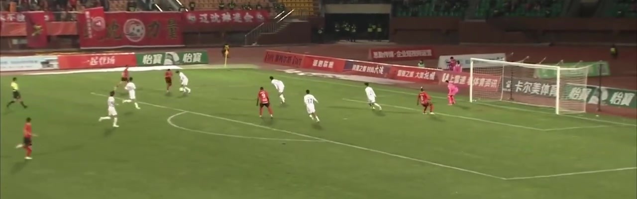 第33分钟-邦本宜裕传中 安以恩推射空门 辽宁铁人2-1深圳青年人！